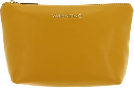 VALENTINO Toilettas Chamonix Re Soft Cosmetic Case Senape Mosterdgeel