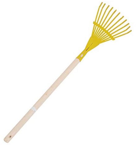 Kinder Tuingereedschap - Rankhulp Set - Natuur Ontdekken - Inclusief Houten Staf - 72 cm - Geel