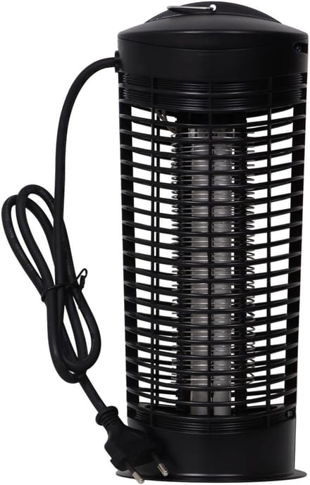 Luance insectenlamp - zwart - D10 x H30 cm - met snoer - neonlamp