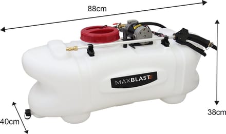 Maxblast atv-sproeier - zwart - 60l - 12 bar pompdruk