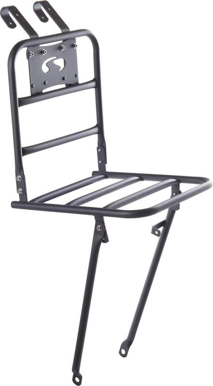 Steco Monkey Comfort Transport voordrager - 26 en 28 inch - Mat zwart
