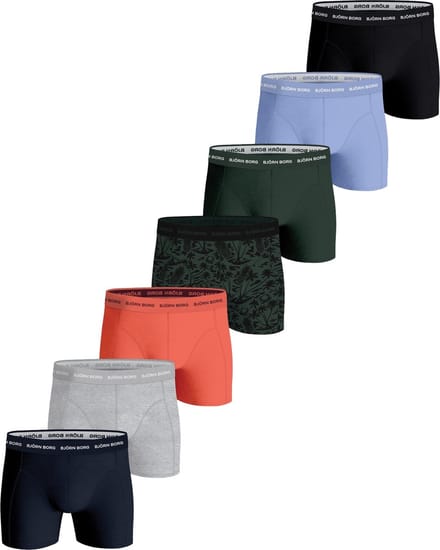 Bjorn Borg 7-pack heren boxershort - Cotton Stretch - S
