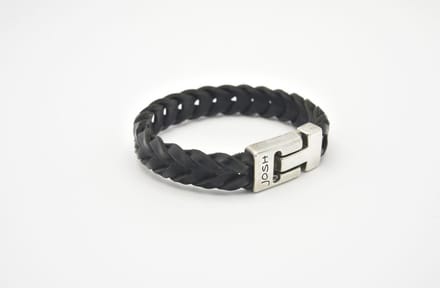 Josh-24728-Armband-Zwart-Heren-21,5cm