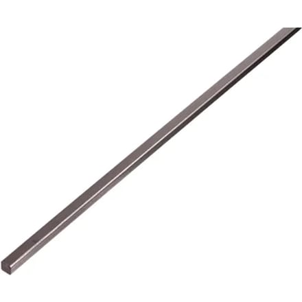 Alberts 432409 vierkante stang | staal | 1000 x 6 x 6 mm