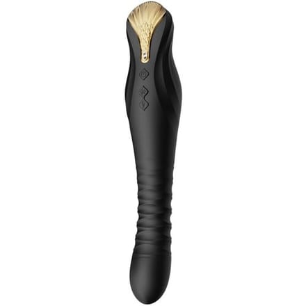 Zalo - King - Stotende Vibrator - Powerthrust technologie - Zwart
