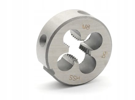 Fenes M8 HSS ronde draadsnijder DIN EN 22568