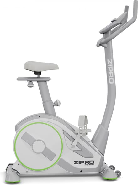 ZIPRO RAVE - Elektromagnetische Hometrainer - Bluetooth - Zwift & Kinomap - 32 Niveaus - Wit/Groen