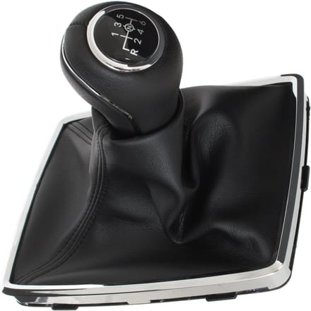 Modecar - Schakelpook en Manchet - Zwart - Chrome - 6 Versnellingen
