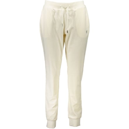 Guess Jeans Witte Polyester Vrouwen Trainingsbroek