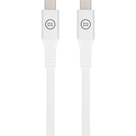BlueBuilt Usb C naar usb C kabel 240W 2m Nylon Wit