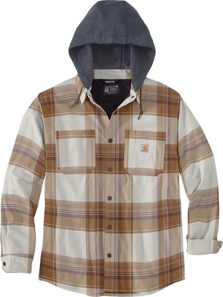 Carhartt Rugged Flex Flannel Hooded Overhemd -
