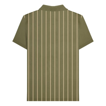 Lambretta Heren Pinstripe Poloshirt ()