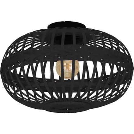 Eglo Plafondlamp Towcester Zwart ⌀25cm E27