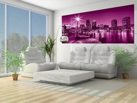 City Skyline Photo Wallcovering