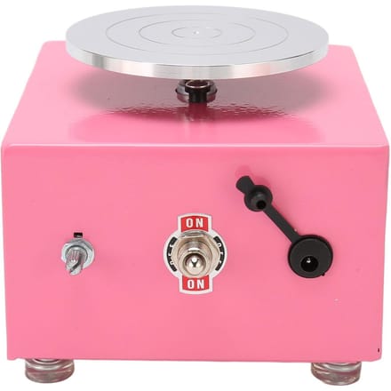 Mini Pottenbakkersschijf Keramische Schijf Instelbare Snelheid Mini Elektrische Pottenbakkersschijfmachine voor DIY Klei US Plug