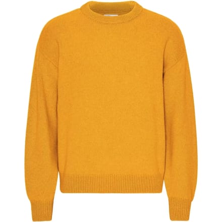 Trui met oversized ronde hals Colorful Standard Burned Yellow