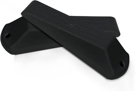 Deurstopper Rubber - Deurwig Deurblok - Deuren Open Houden - Antislip Striped Base - 10 x 1 x 2 cm