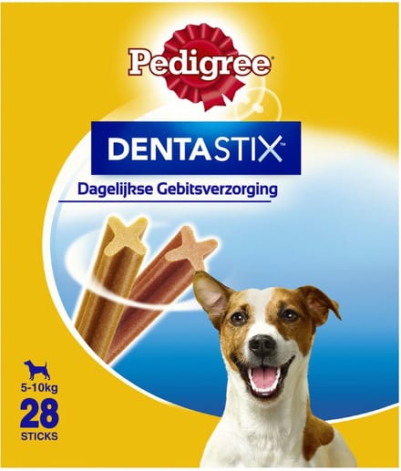 Pedigree Dentastix Mini Hond Multipack - Gebitsverzorgende Hondensnack - 4 x 7 stuks