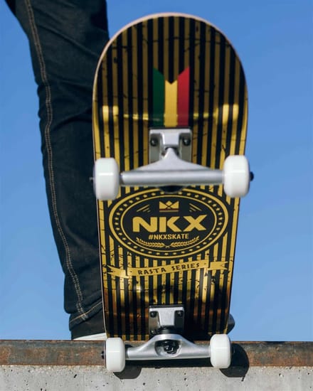 NKX Skateboard Rasta Royal Gold 7,75