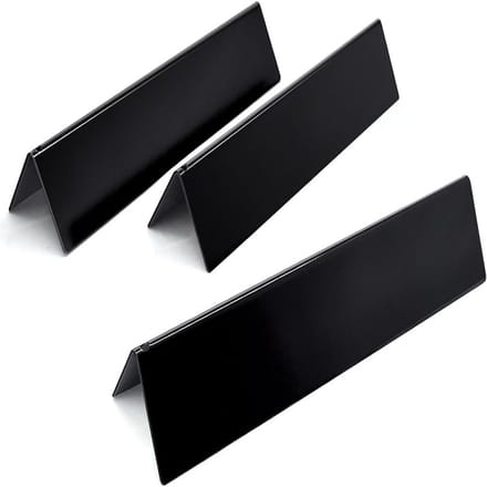 3-Pack Grill Heat Plates voor Weber Spirit 200 Serie - Zwart