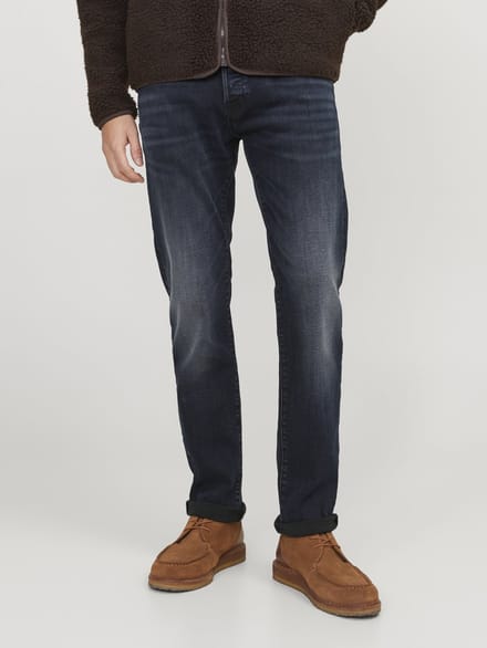 JACK & JONES Glenn Fox slim fit - heren jeans - denimblauw (blue denim)