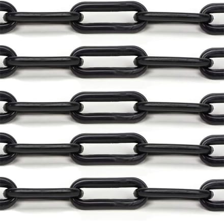 Zwarte Afsluitketting 5mm - Stalen Ketting van 2 Meter