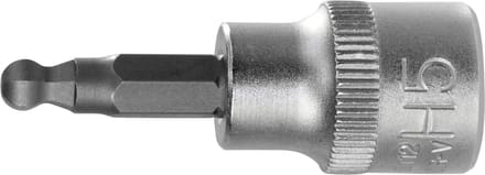 SW-Stahl 05572L schroevendraaierbit kogelkop, 10 mm (3/8") aandrijving, binnenzeskant 5 mm