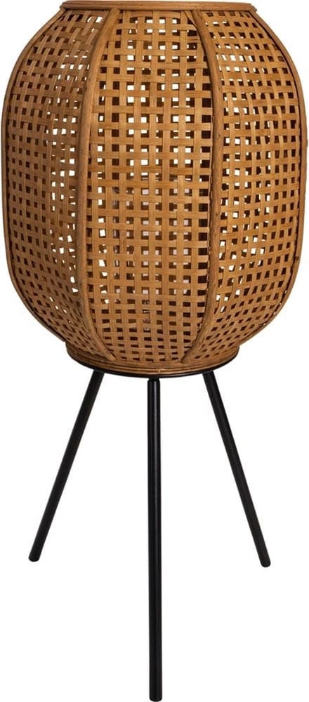 Lantaarn Macy op voet naturel - windlicht Macy - 32x66cm