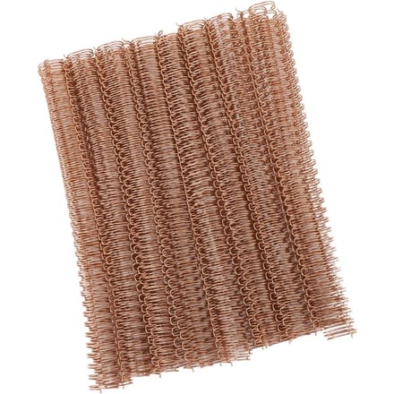 100 stuks 9/16 inch Draadbinding Ruggen 120 Vel Capaciteit Spiraal Dubbele Lus Binding Twin Loop Draden beige