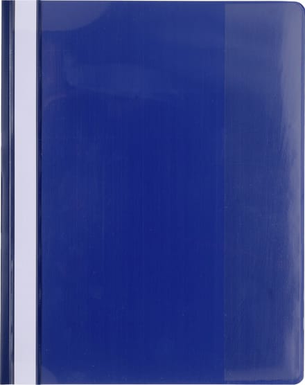 Exacompta 10x Snelhechtmap PVC Premium kwaliteit - A4 - Blauw - 439907B