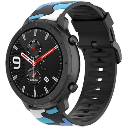 Xiaomi Amazfit GTR camouflage band (blauw)