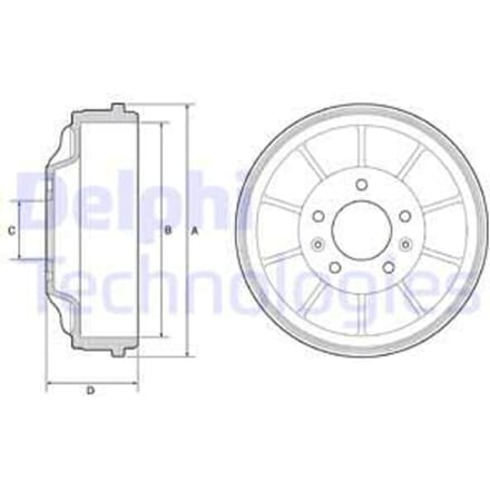 Remtrommel DELPHI BF562