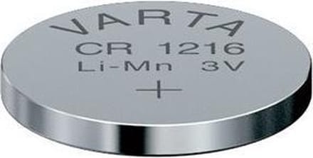 Varta CR1216 knoopcel batterij - 5 stuks