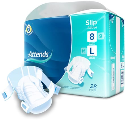 Attends Slip Active 8 L - 28 stuks