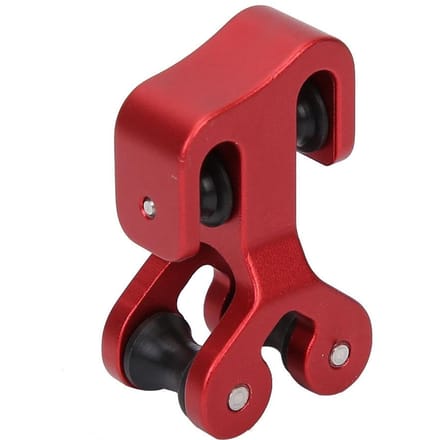 Aluminiumlegering Boogschieten Kabelglijder Boogpees Roller Glijblok Scheider zwart Red
