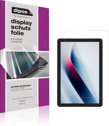 dipos – 2x Beschermfolie geschikt voor Hotwav Pad 13 | Krasbestendige & heldere Screenprotector Ultra-Thin