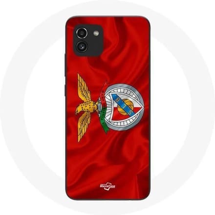 Coque maniacase pour Samsung Galaxy A03 slb benfica fond rouge