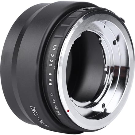 DKL NEX Zwarte Aluminiumlegering Lens Adapter Ring voor DKL Mount Camera Lens voor NEX Mount Camera black