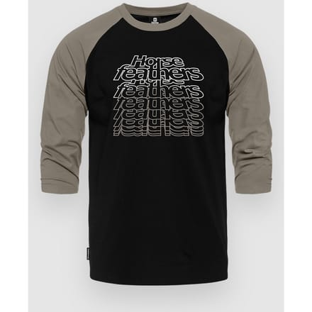 Horsefeathers Rollin Raglan T-shirt (zwart/taupe) - S