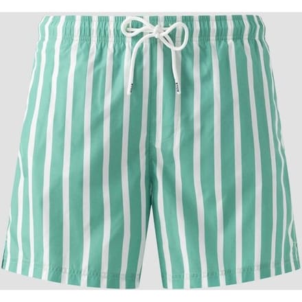 Eton Swim Short Stripe Drawstring Rear Zip Pocket Groen / male