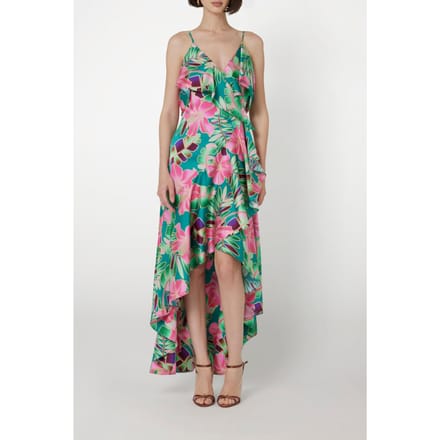 GUESS Marciano By  Paradiso Wrap Dress Paradise Größe: 40 | Maxikleider Outlet | Damen