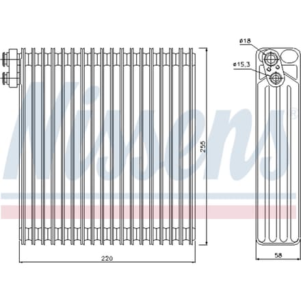 Verdamper, airconditioning NISSENS 92283