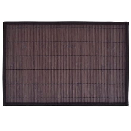 vidaXL - 6 - Placemats - bamboe - 30 - x - 45 - cm - donkerbruin