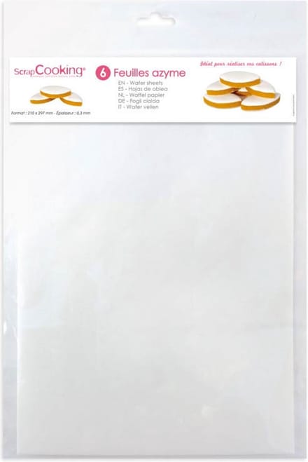 ScrapCooking Eetbare Vellen pk/6