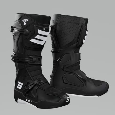 SHOT Race 6 Zwart Motorschoenen - Laars