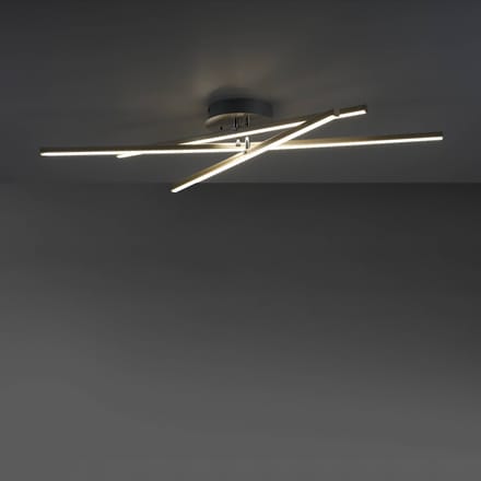 JUST LIGHT. GmbH LED plafondlamp Alina met RGB-Ambilight, dimbaar