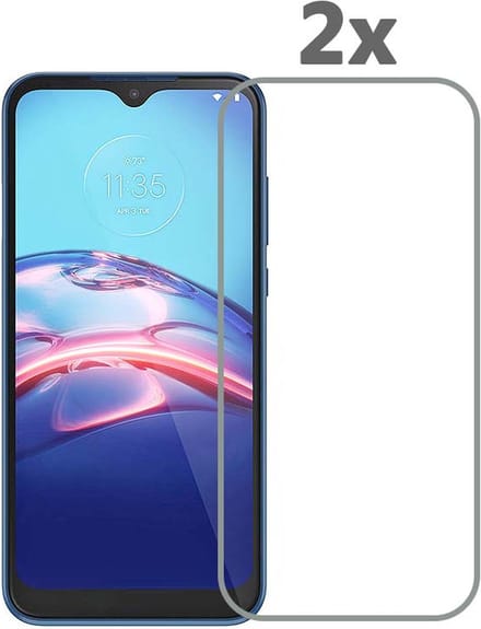 Motorola Moto E (2020) Screenprotector / Tempered Glass 2 Pack - Arara – Moto E (2020) screenprotector - glas screenprotector Moto E (2020)