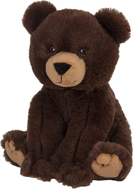 Nature Planet Bruine beer knuffel - pluche - 21 cm - speelgoed beren - teddybeer