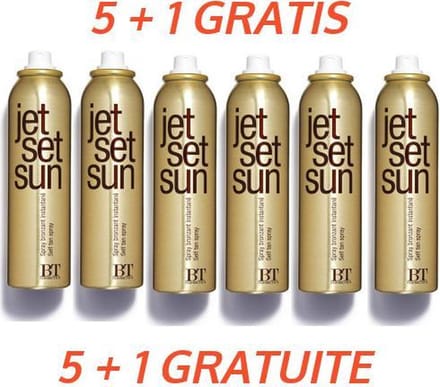 Jet Set Sun 5 + 1 Gratis Instant Bronzer Self Tanning Mist - Zelfbruiner