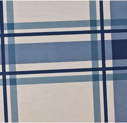 Dutch Wallcoverings - Vlies ruit blauw/wit